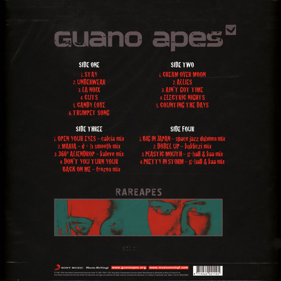 [54773] Guano Apes - Planet Of The Apes (Best Of) (2LP | Transparent Red)