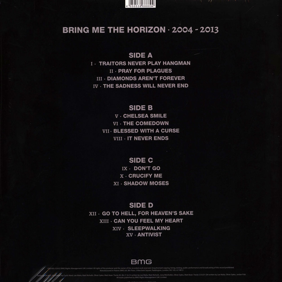 [67629] Bring Me The Horizon - 2004-2013 (LP | Clear With Black Splatter)