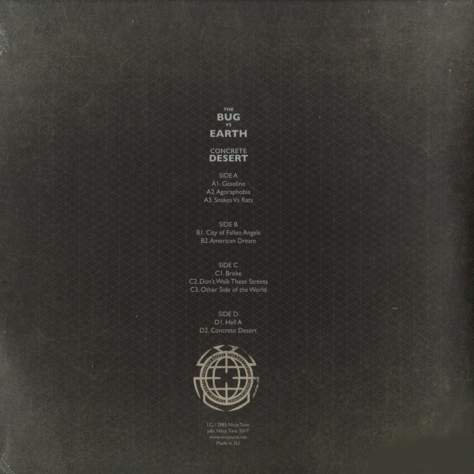 [7182] The Bug & Earth - Concrete Desert (2LP + 12" | White And Black Marble, Grey And Black Marble, Red)