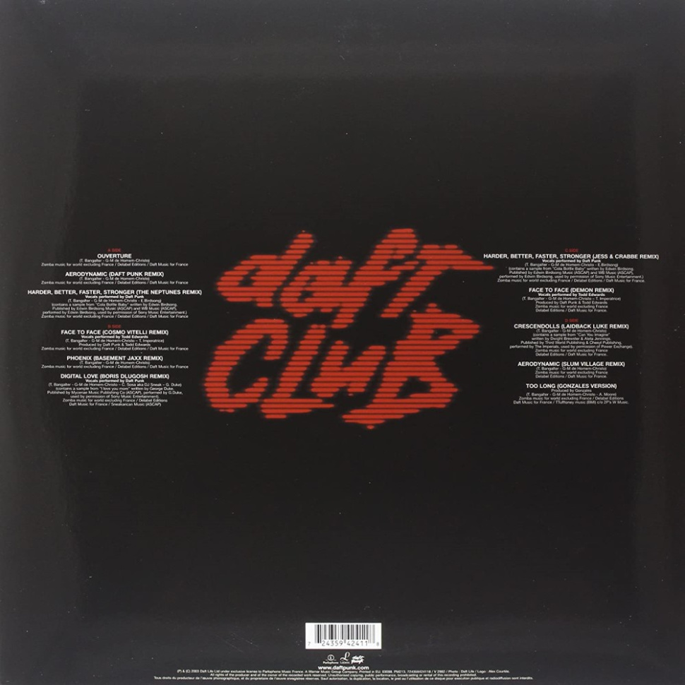 [41407] Daft Punk - Daft Club (2LP)