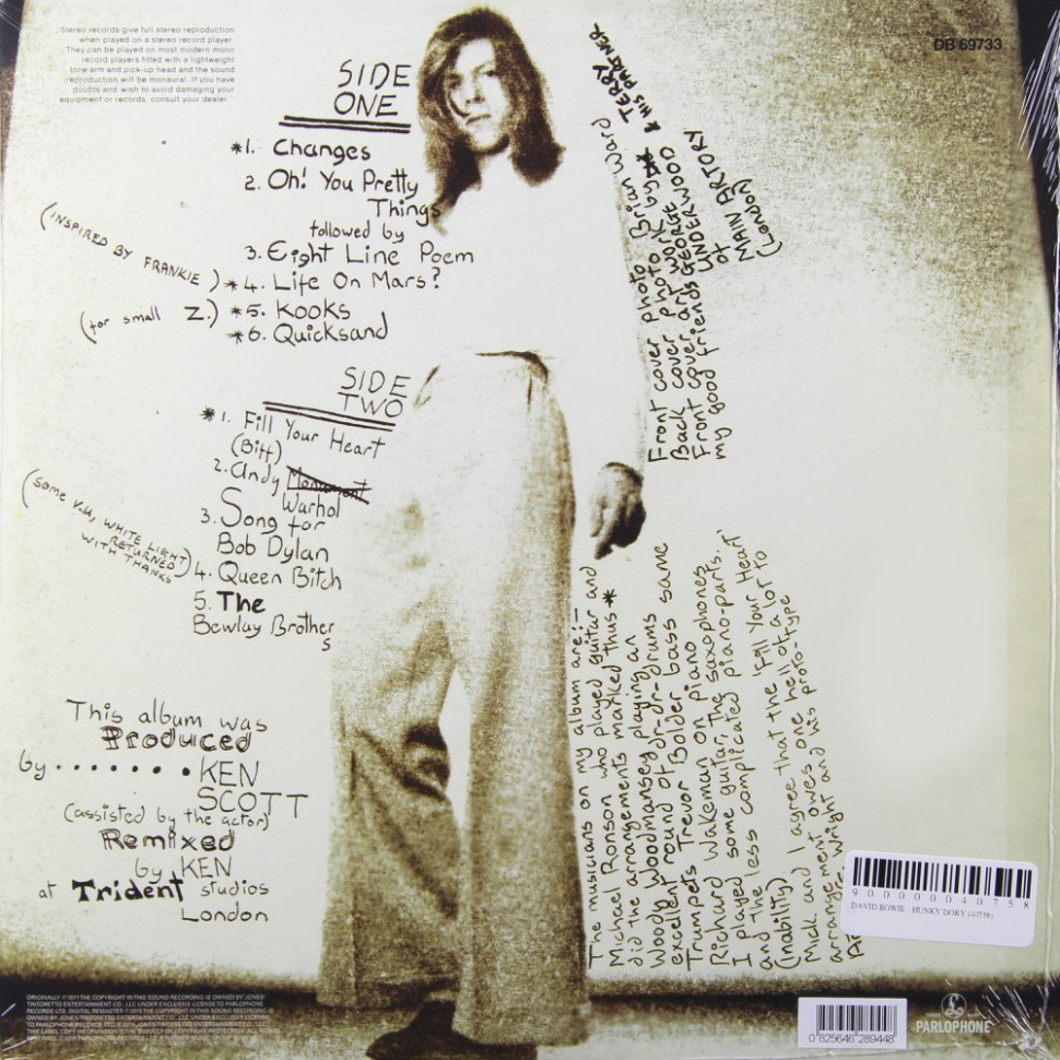 [22888] David Bowie - Hunky Dory (LP)