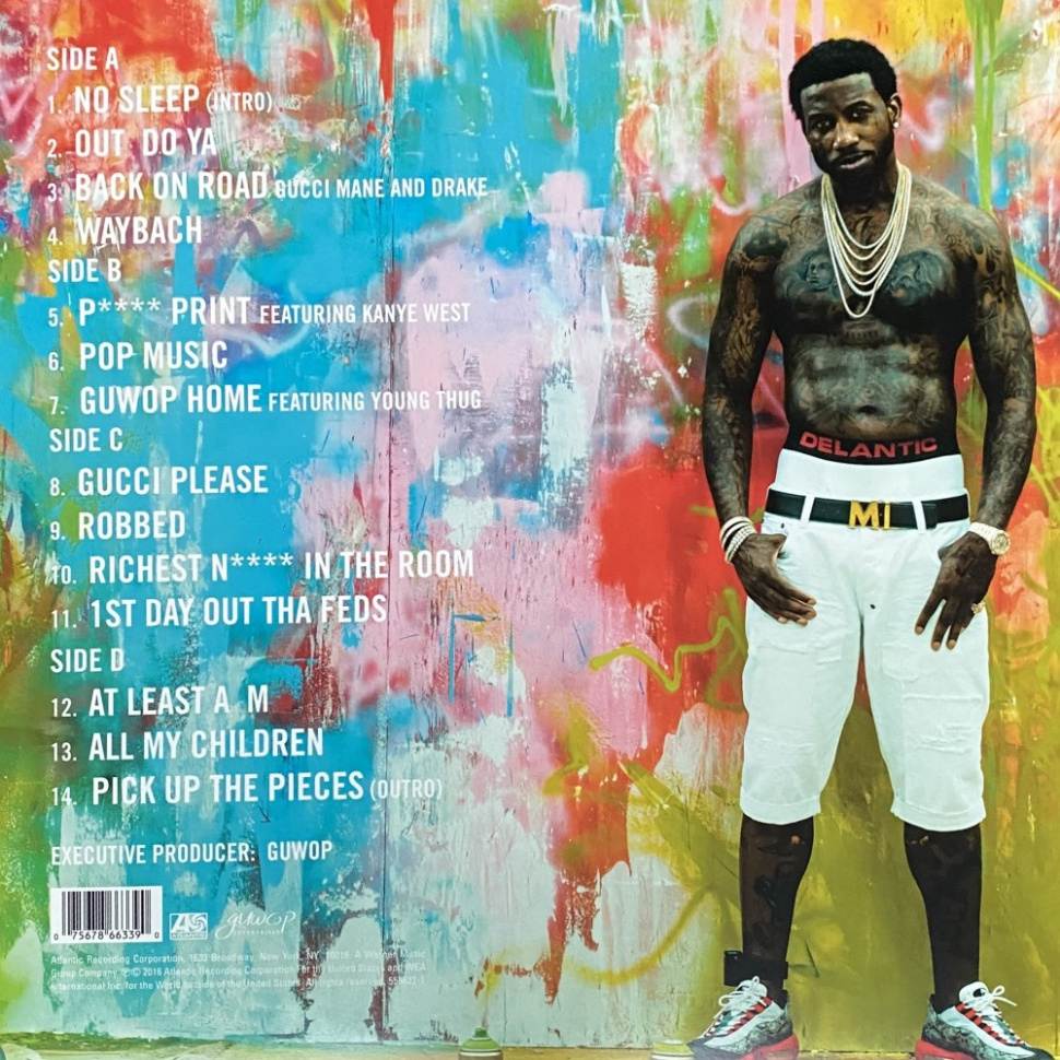 [9285] Gucci Mane - Everybody Looking (2LP + CD | Pink, Light Blue)