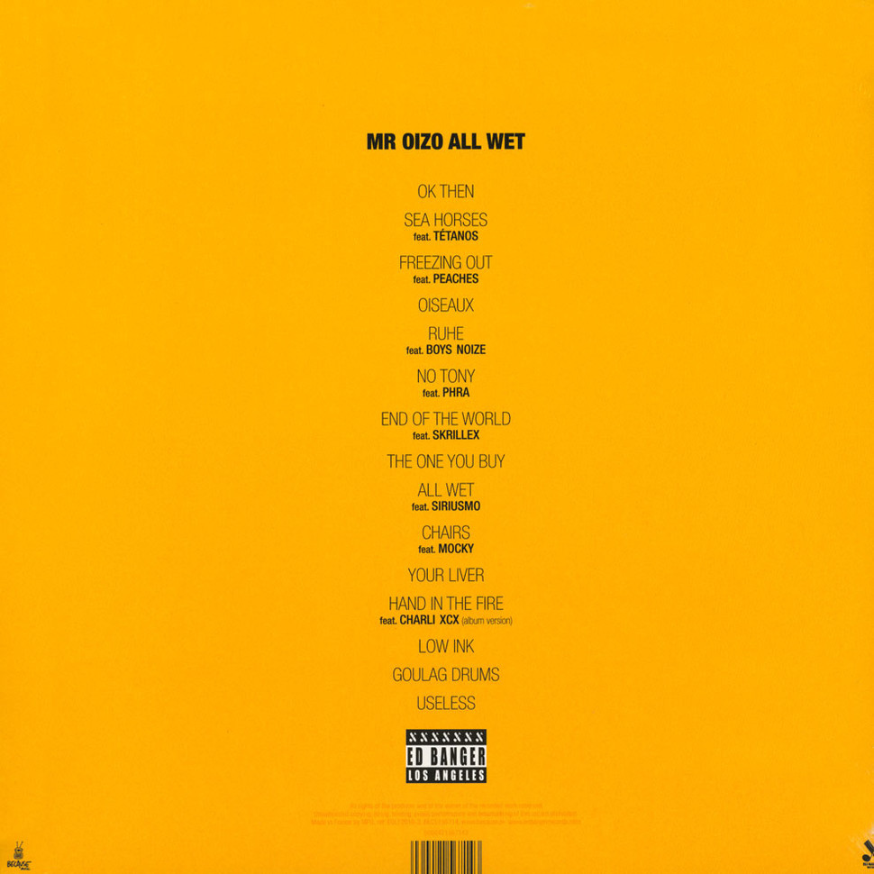 [11295] Mr. Oizo - All Wet (2LP + CD)