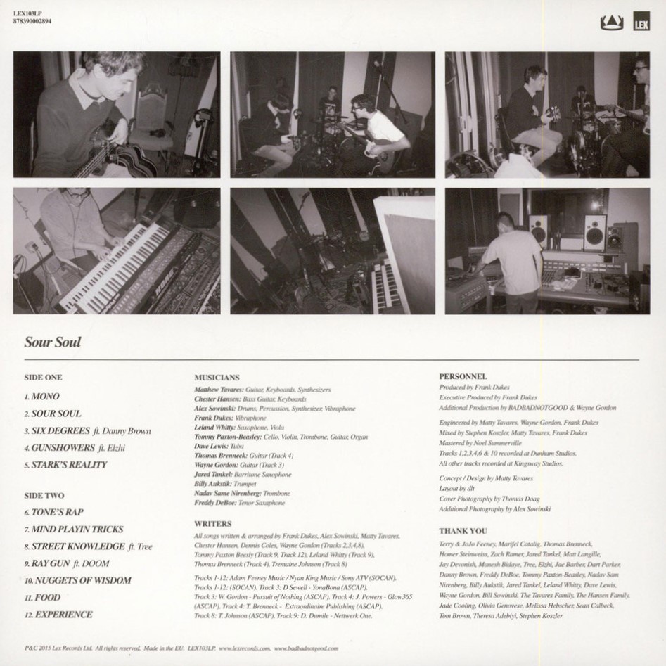 [37745] BadBadNotGood & Ghostface Killah - Sour Soul (LP)