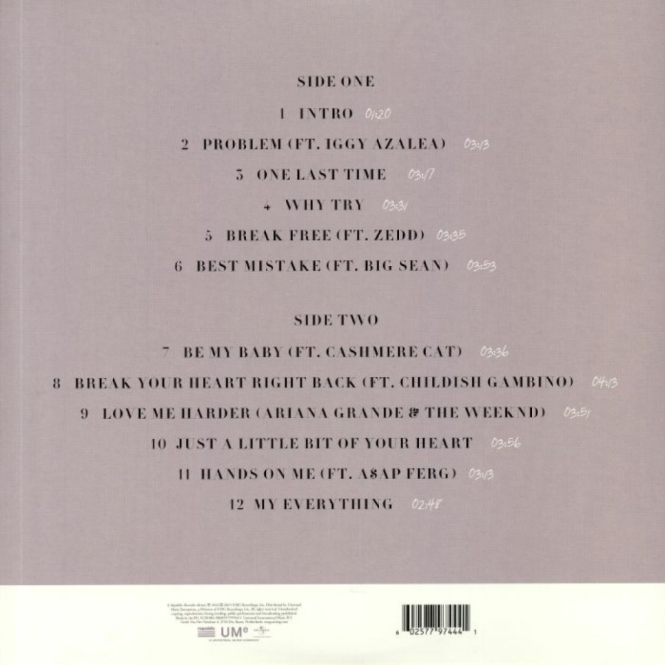 [29887] Ariana Grande - My Everything (LP)