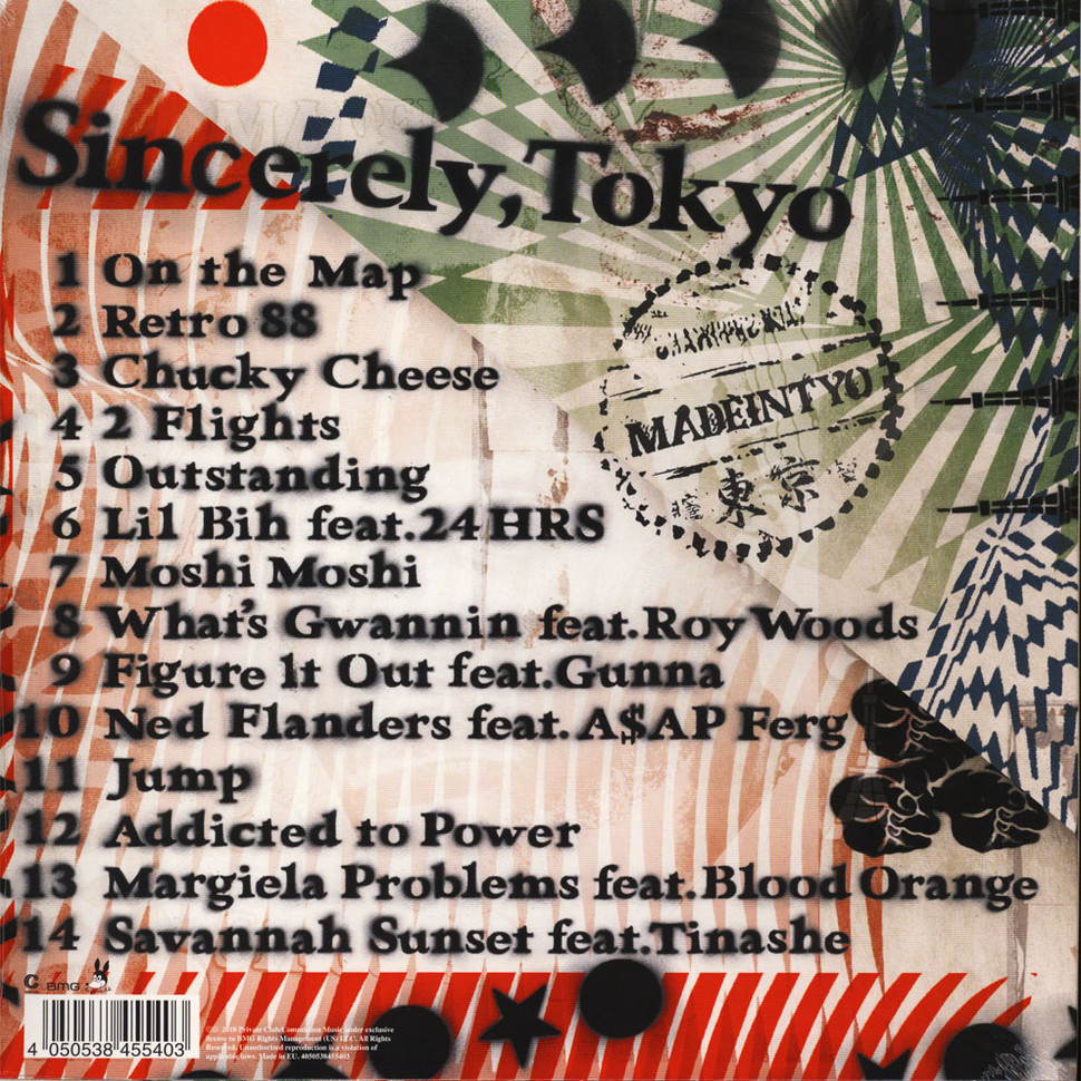 [20709] Madeintyo - Sincerely, Tokyo (LP | Red Translucent)