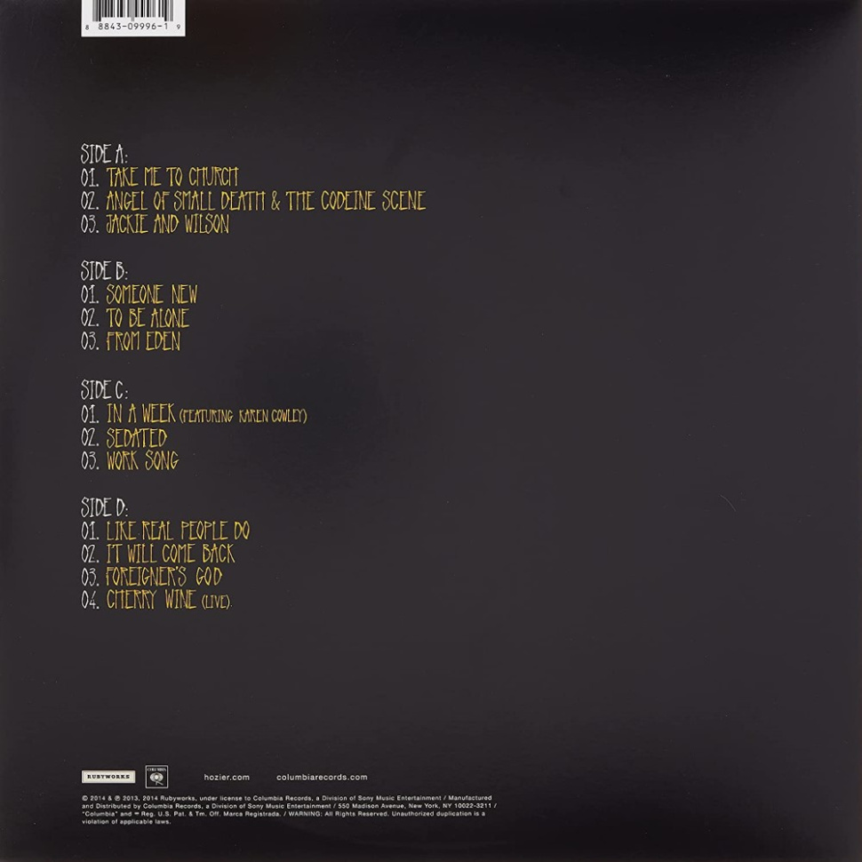 [35239] Hozier - Hozier (2LP)
