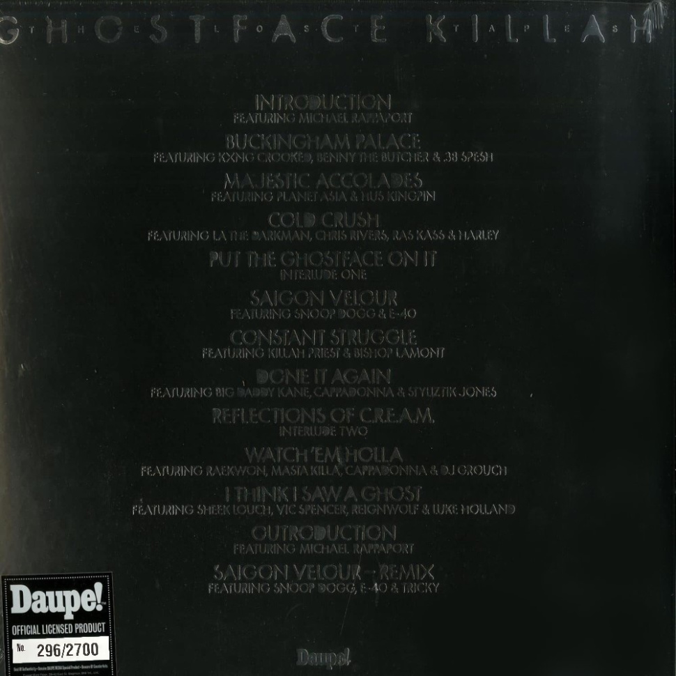 [38520] Ghostface Killah - The Lost Tapes (LP)
