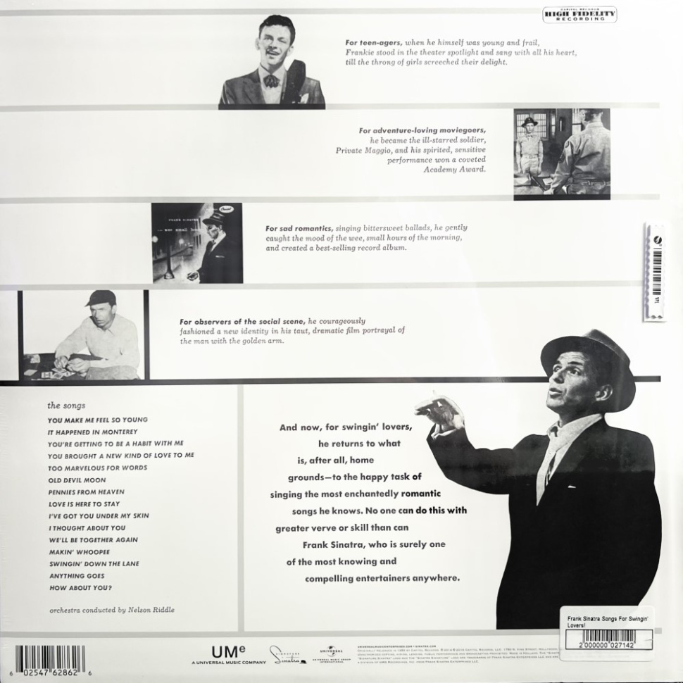[27142] Frank Sinatra - Songs For Swingin' Lovers! (LP)
