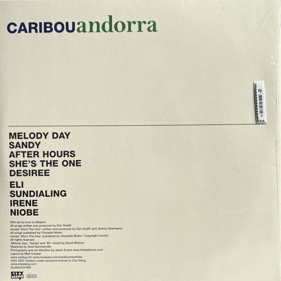 [40226] Caribou - Andorra (LP)