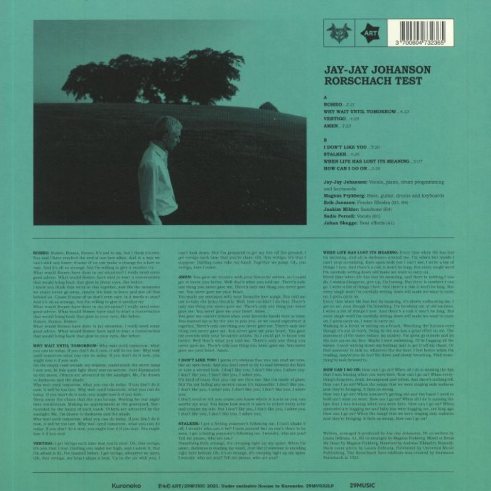[57477] Jay-Jay Johanson - Rorschach Test (LP)