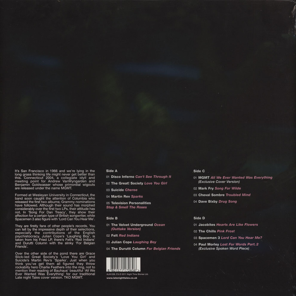 [44514] MGMT - LateNightTales (2LP)