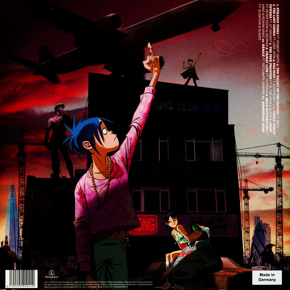 [34553] Gorillaz - Song Machine Season One (LP | Neon Orange)