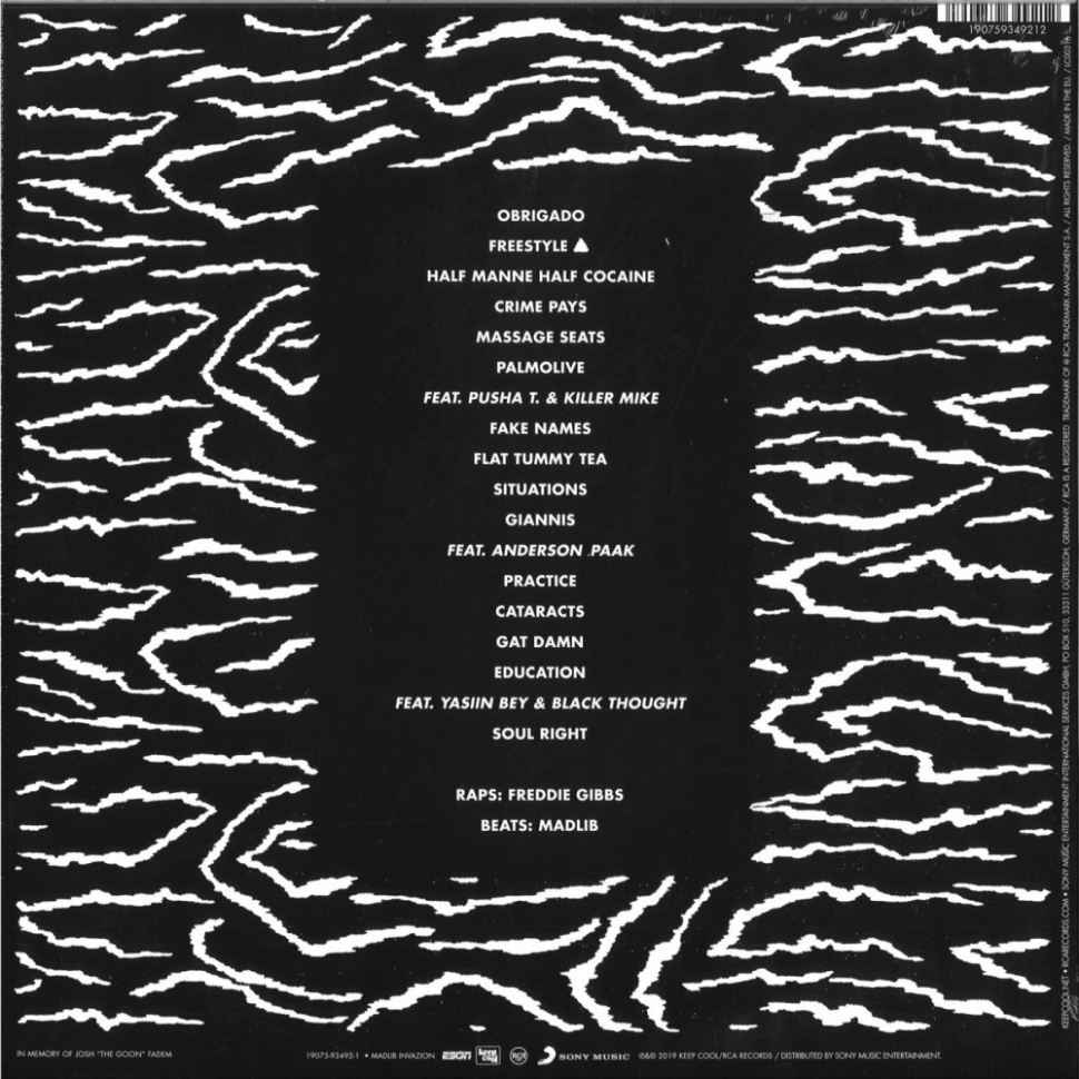 [20228] Freddie Gibbs & Madlib - Bandana (LP)
