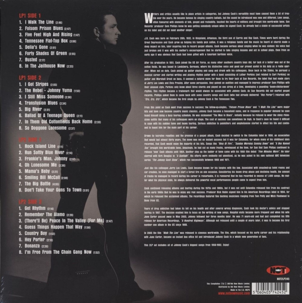 [46204] Johnny Cash - The Best Of Johnny Cash (2LP | Red)