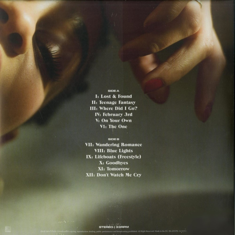 [4709] Jorja Smith - Lost & Found (LP)