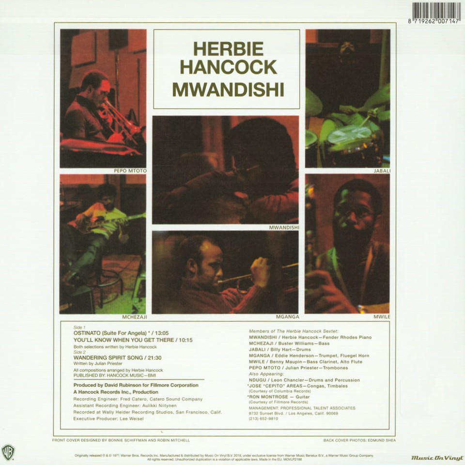 [20297] Herbie Hancock - Mwandishi (LP)