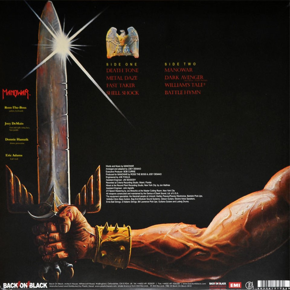 [49526] Manowar - Battle Hymns (LP | White)