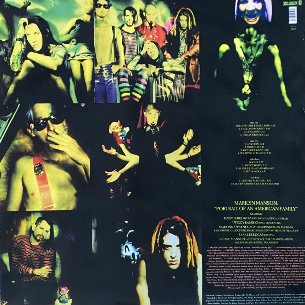 [61313] Marilyn Manson - Portrait Of An American Family (Bundle) (2LP + Cassette | Green)
