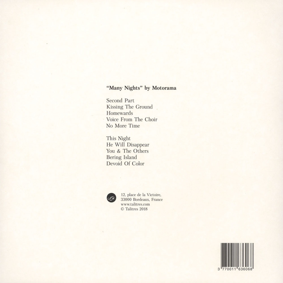 [28279] Motorama - Many Nights (LP)