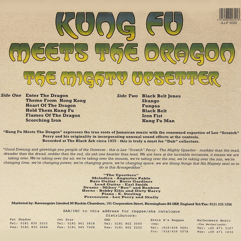 [19192] Lee Perry & The Upsetters - Kung Fu Meets The Dragon (LP)