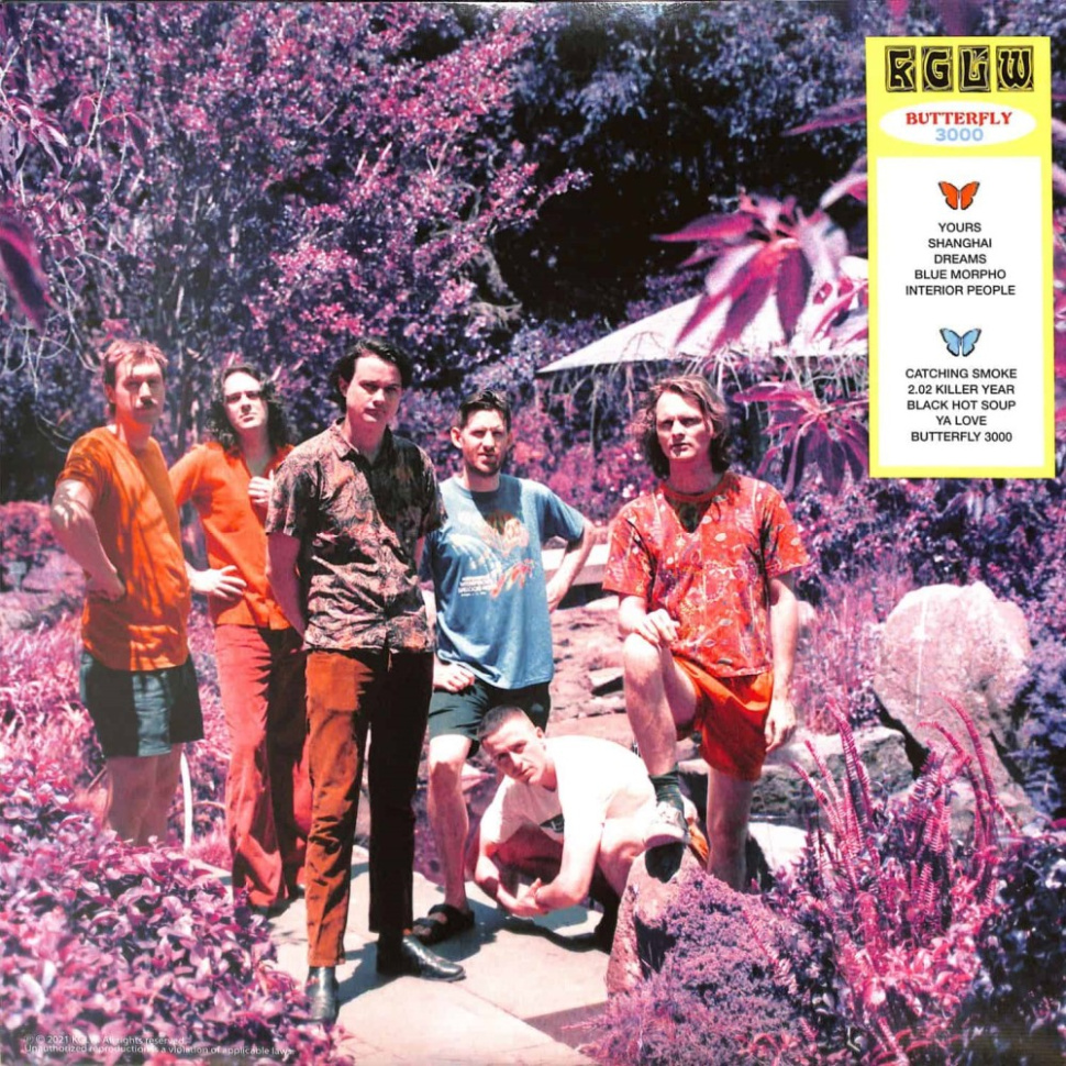 [51147] King Gizzard And The Lizard Wizard - Butterfly 3000 (LP | Red, Blue or Yellow Vinyl. Lucky Dip)