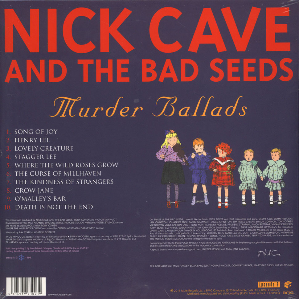 [48680] Nick Cave & The Bad Seeds - Murder Ballads (LP + LP Single Sided)
