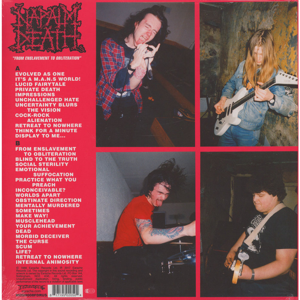 [36106] Napalm Death - From Enslavement To Obliteration (LP)