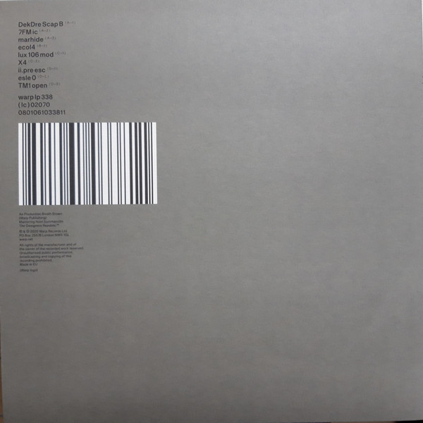 [36793] Autechre - PLUS (2LP)