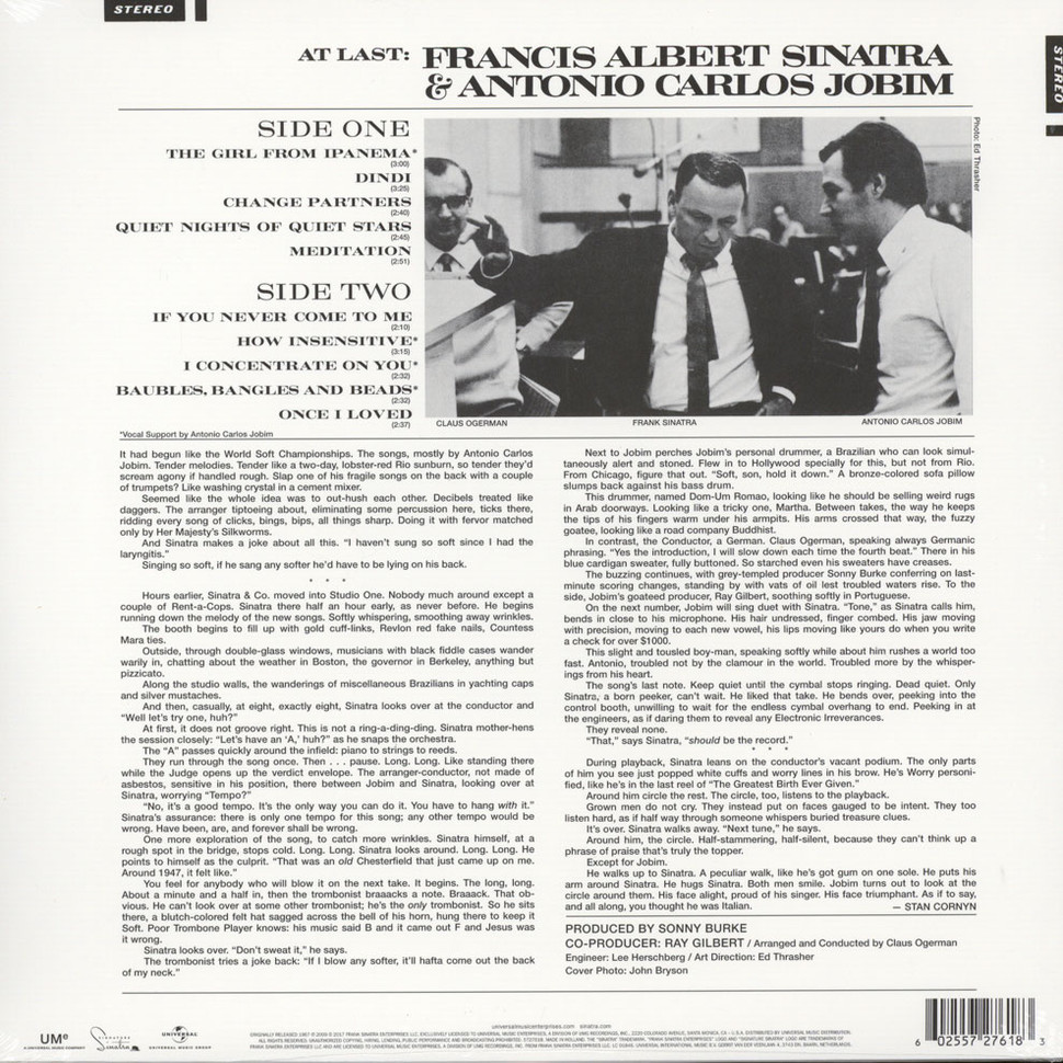 [38834] Frank Sinatra - Frank Sinatra & Antonio Carlos Jobim (LP)