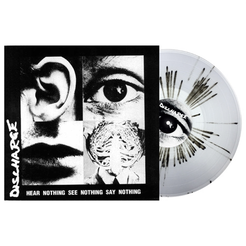 [27814] Discharge - Hear Nothing See Nothing Say Nothing (LP | Clear with splatter)