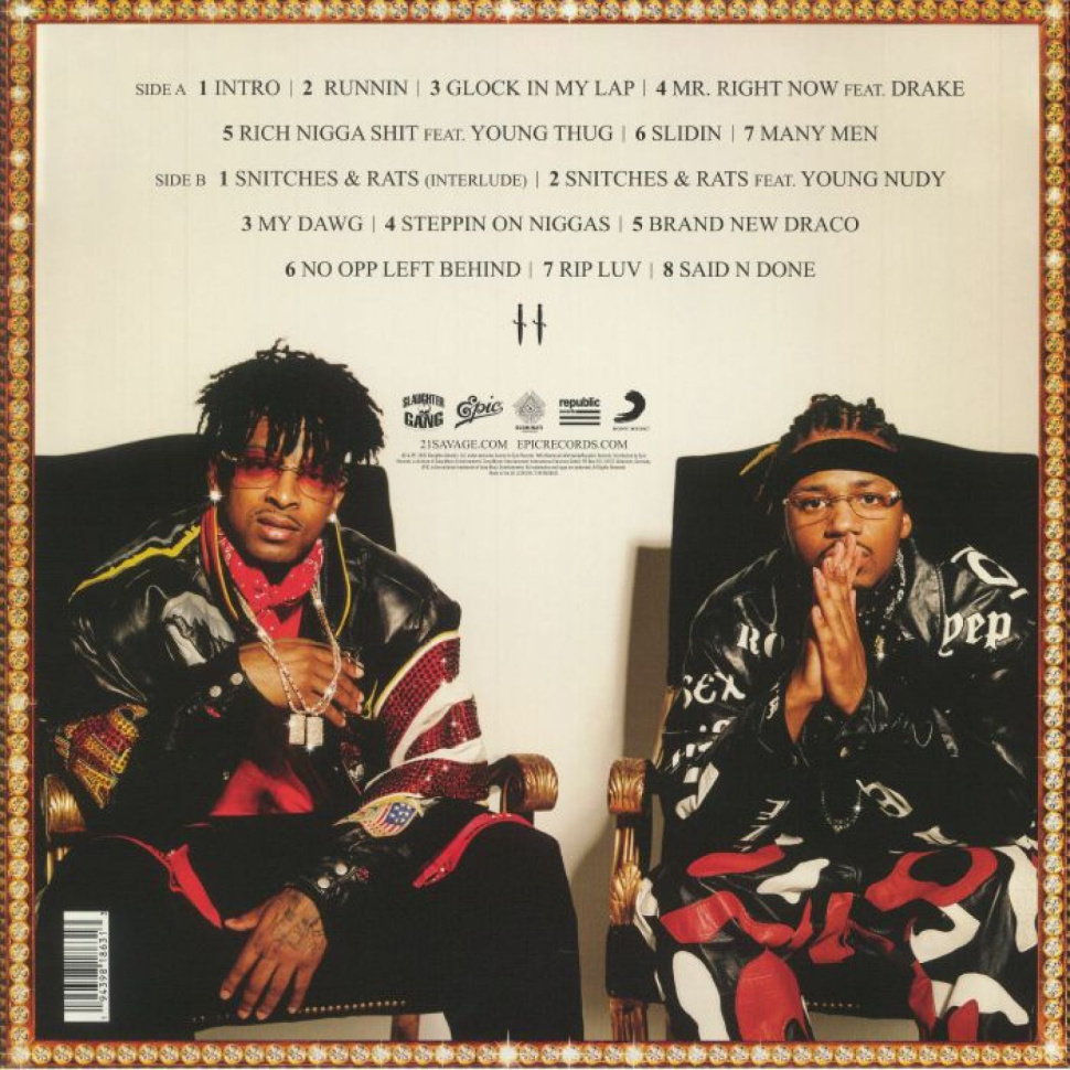 [39015] 21 Savage - Savage Mode II (LP | Red Translucent)