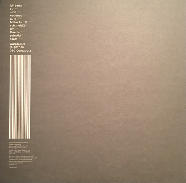 [36472] Autechre - SIGN (2LP)