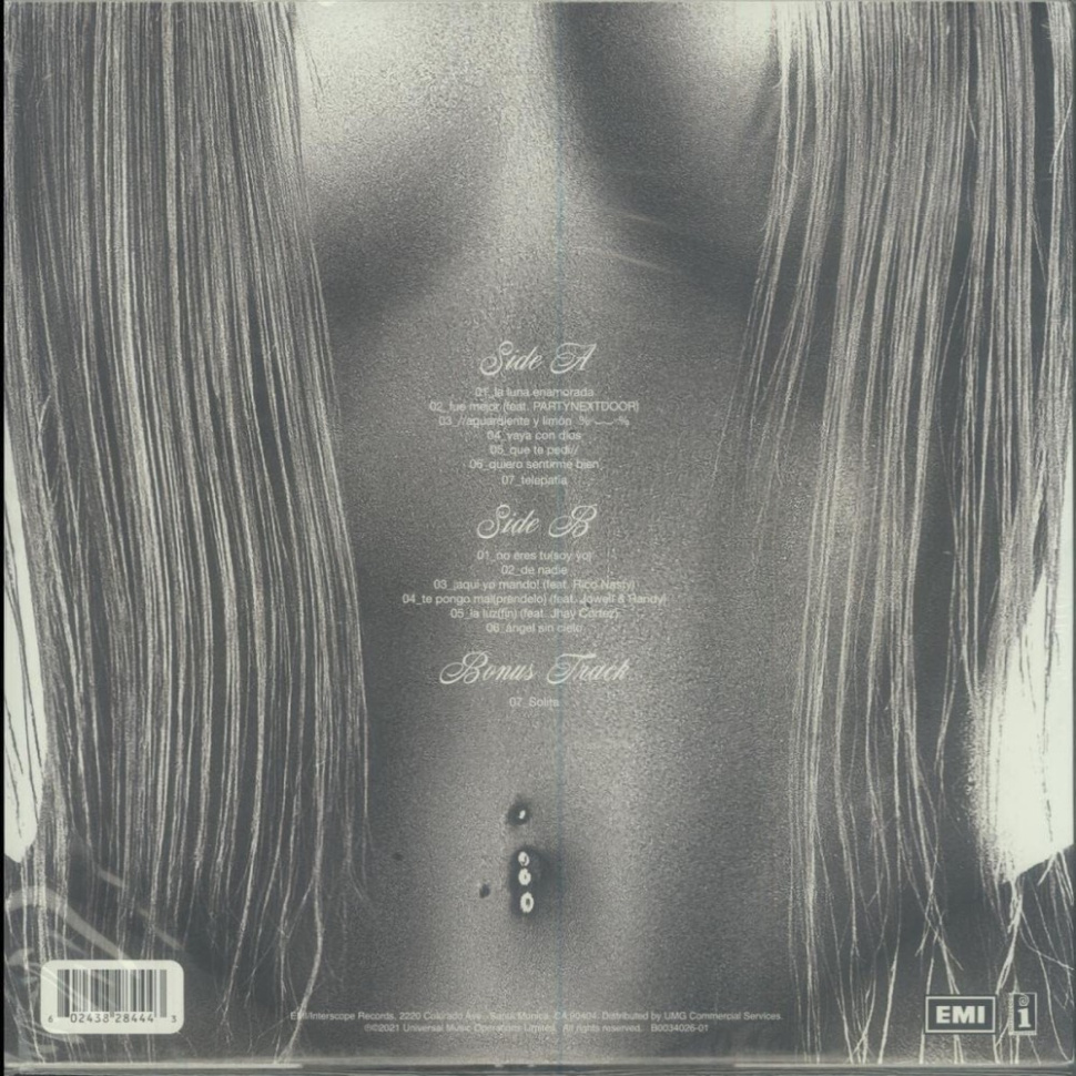 [71503] Kali Uchis - Sin Miedo (del Amor y Otros Demonios) ∞ (LP | Clear)