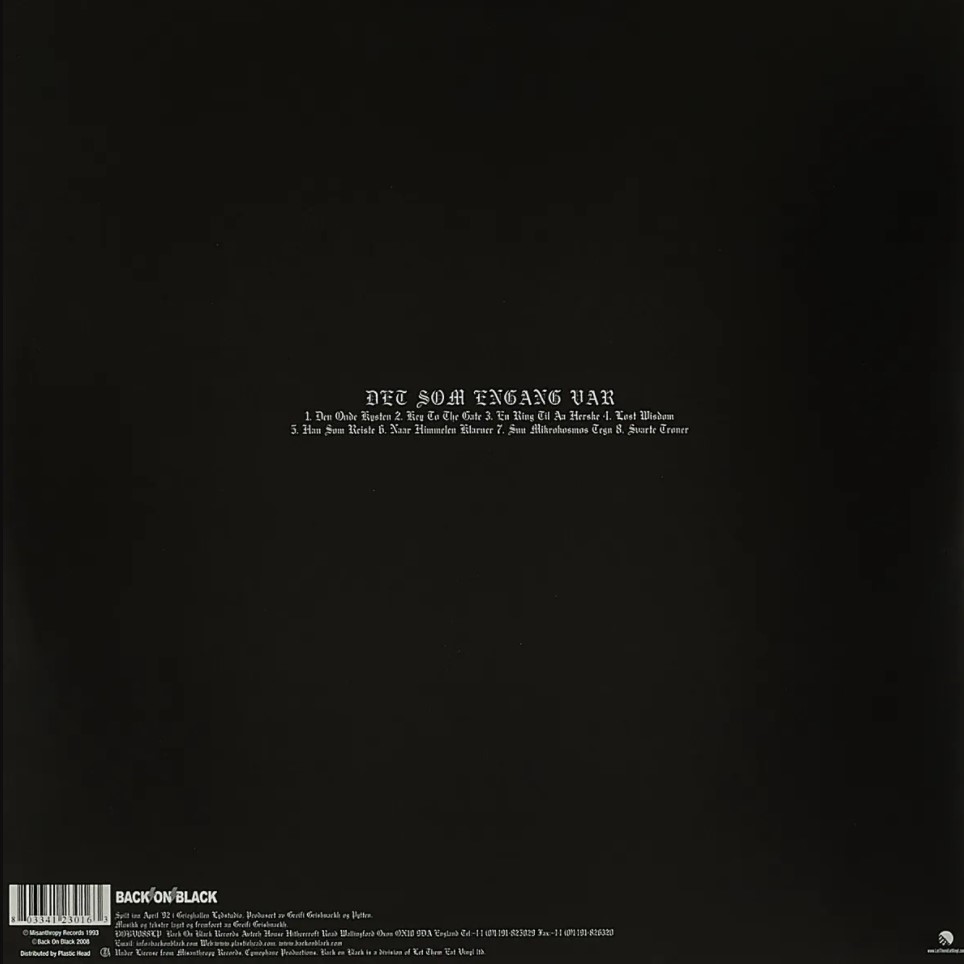 [49199] Burzum - Det Som Engang Var (LP)