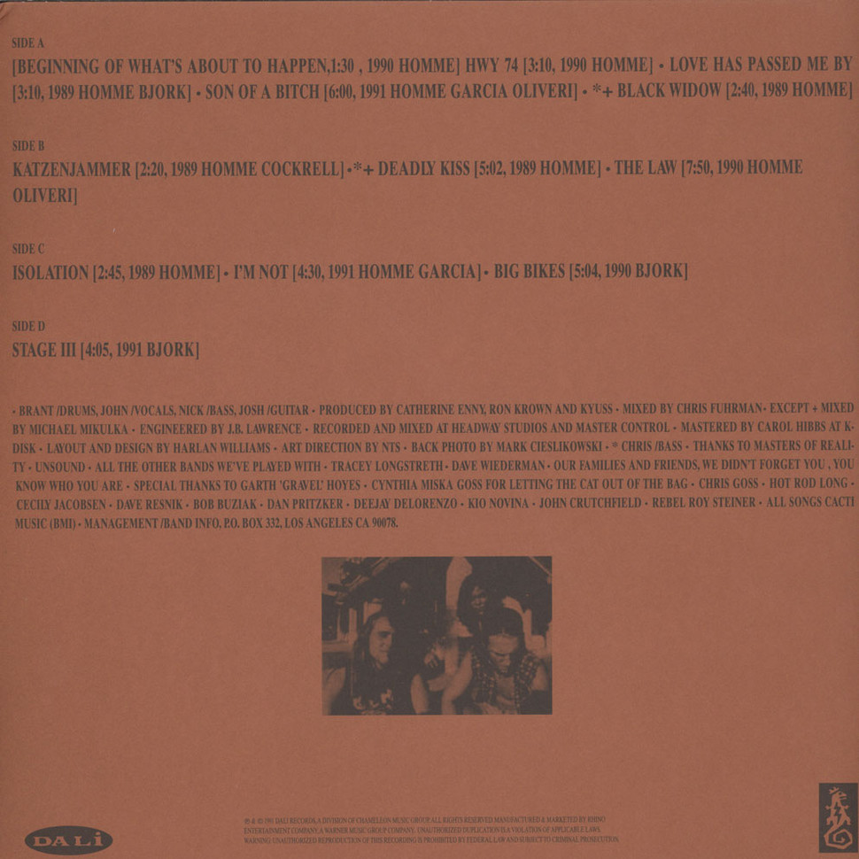 [41001] Kyuss - Wretch (2LP)