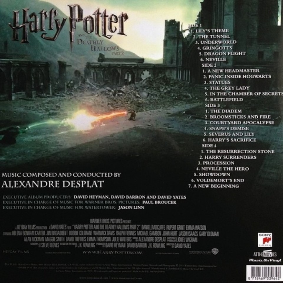 [58580] OST - Harry Potter And The Deathly Hallows Part 2 (2LP)