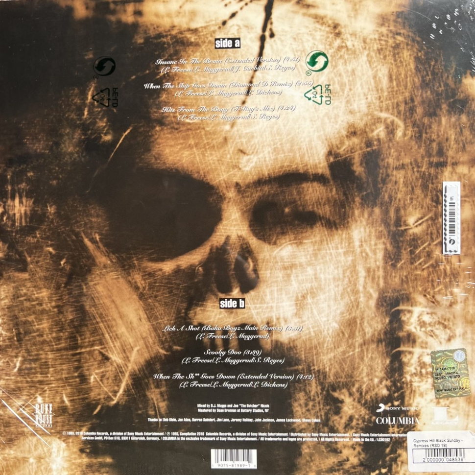 [48536] Cypress Hill - Black Sunday - Remixes (12")
