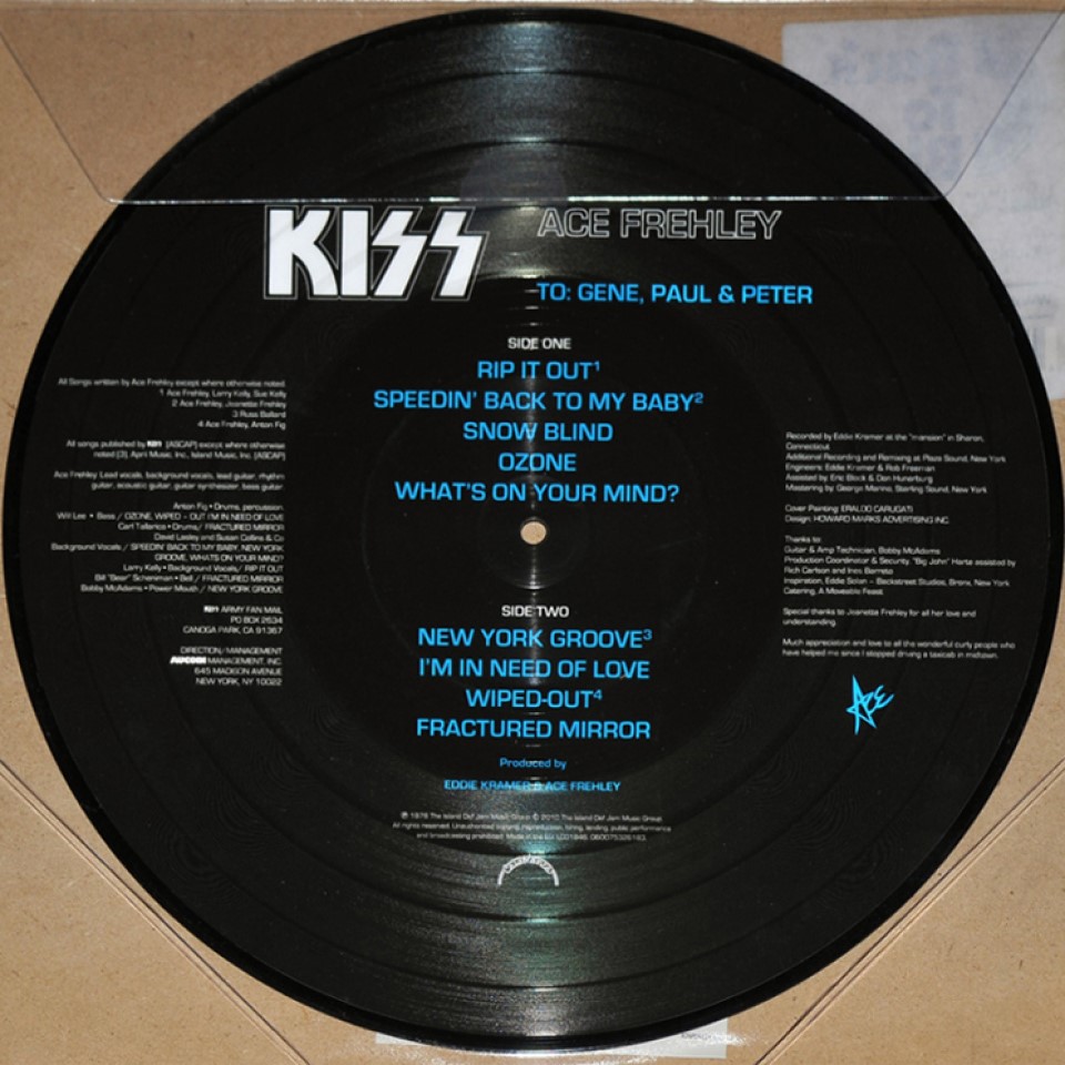 [22659] Kiss - Ace Frehley (Picture Disc)