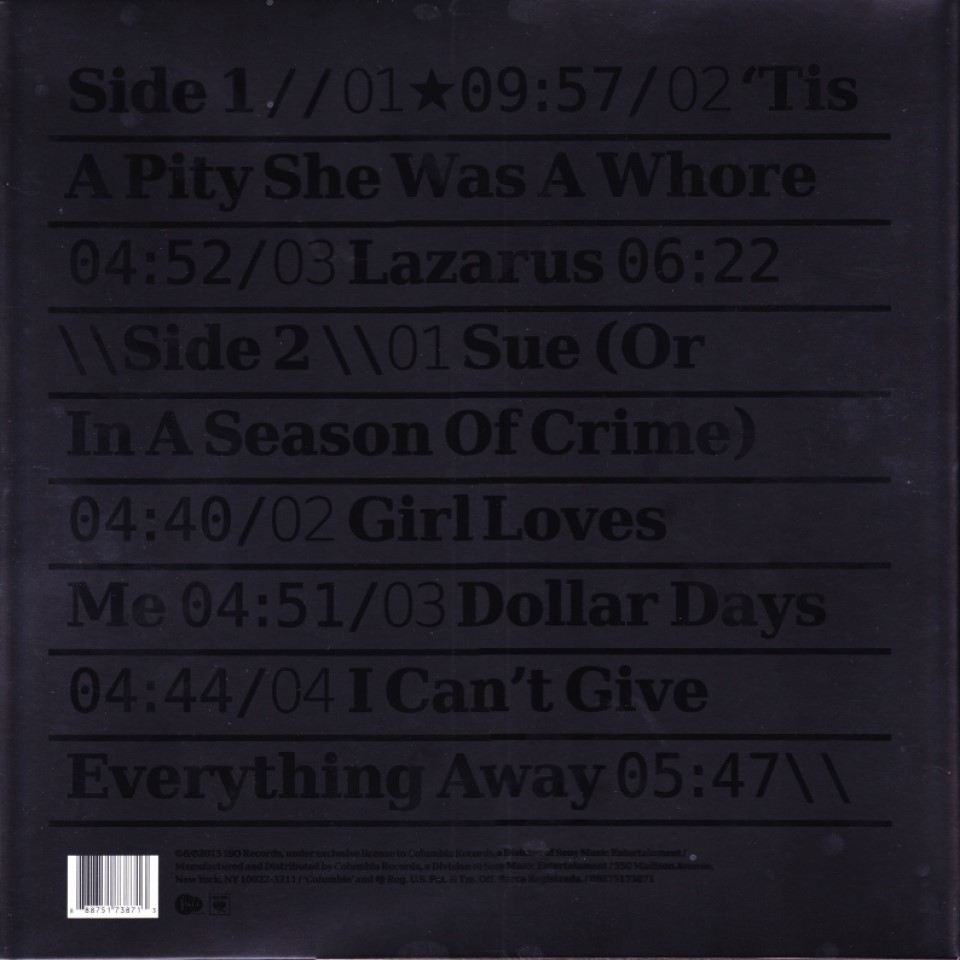 [22871] David Bowie - Blackstar (LP)