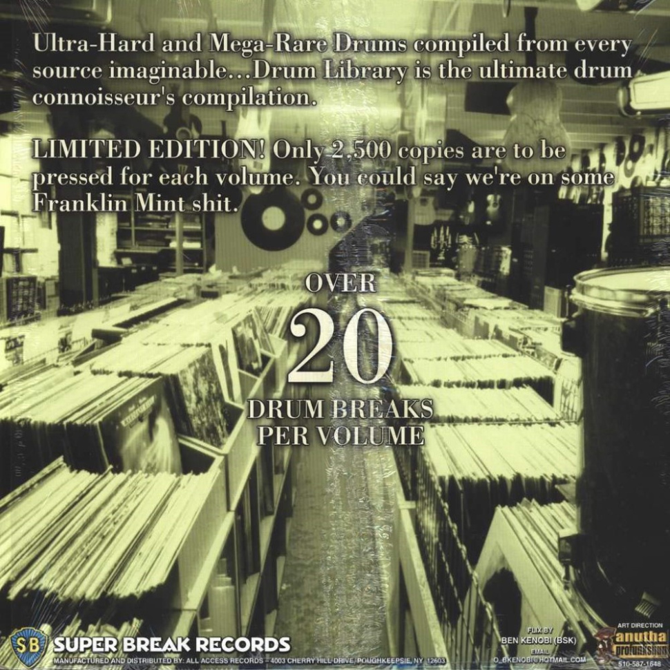 [27845] Dj Paul Nice - Drum Library V.10 (LP)
