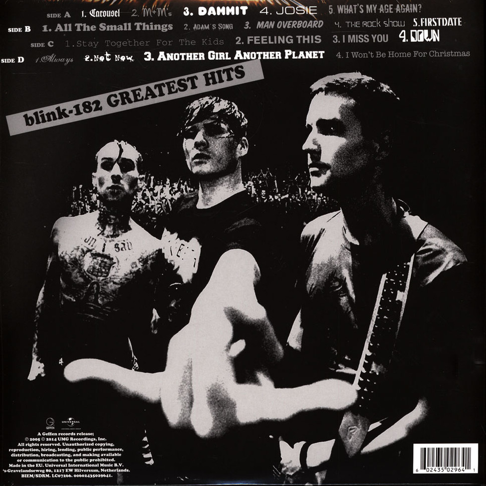 [61306] Blink-182 - Greatest Hits (2LP)