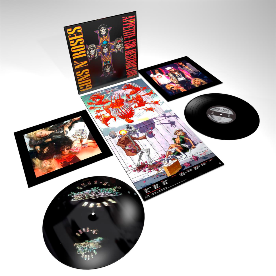 [28897] Guns N' Roses - Appetite For Destruction (2LP | Second Disk Single Sided, Hologroove Hologram)
