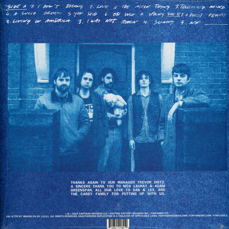 [53189] Fontaines D.C. - A Hero's Death (LP | Clear)