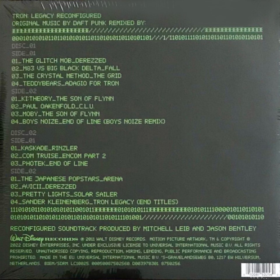 [68244] Daft Punk - TRON: Legacy Reconfigured (2LP)