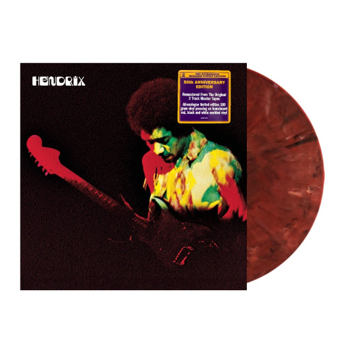 [49373] Jimi Hendrix - Band Of Gypsys (LP | Translucent Red, Black & White Marbled Vinyl)