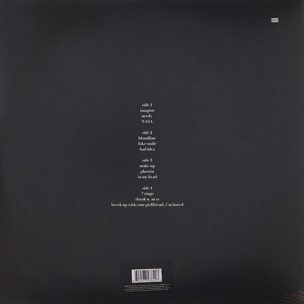 [23472] Ariana Grande - Thank U, Next (2LP)
