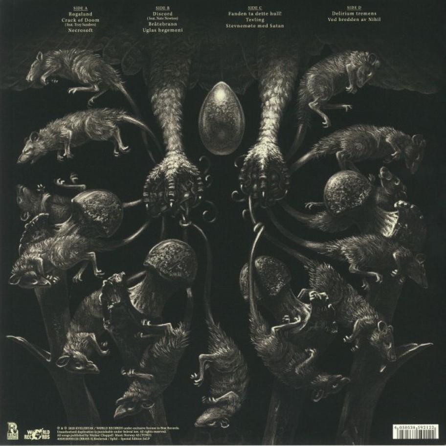 [31750] Kvelertak - Splid (2LP | Black Vinyl x1, White Vinyl x1)