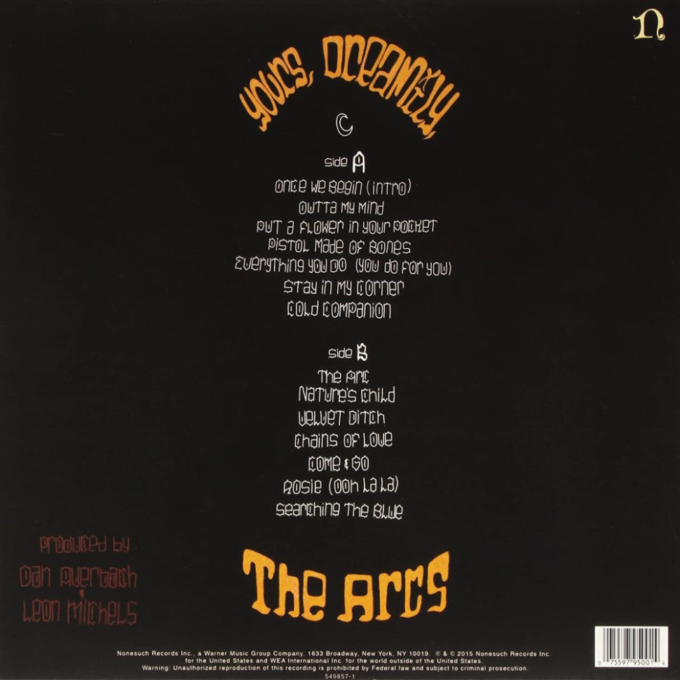 [70391] The Arcs - Yours, Dreamily, (LP)