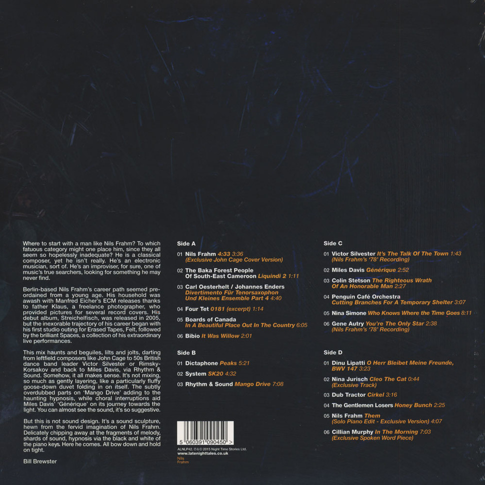 [46068] Nils Frahm - LateNightTales (2LP)